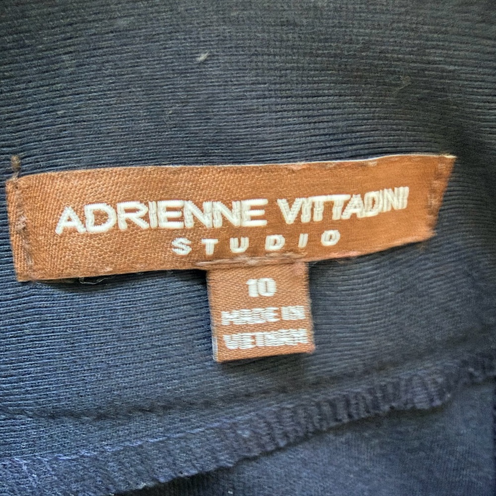 Adrienne Vittadini Dark Blue A-Line Skirt - Picture 4 of 5
